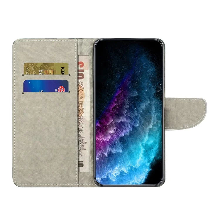 For Samsung Galaxy A35 5G Leather Case Pattern Design Magnetic Folio Phone Cover