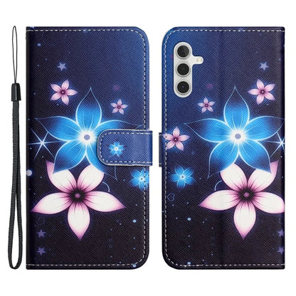 For Samsung Galaxy A35 5G Phone Case 3D Pattern PU Leather Wallet Flip Cover