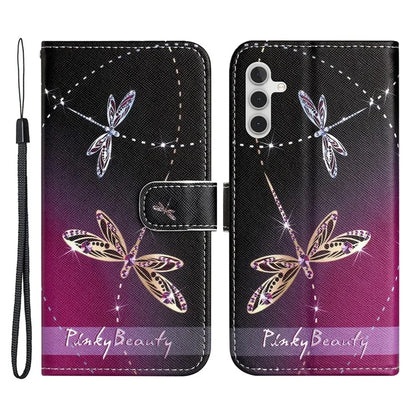 For Samsung Galaxy A35 5G Phone Case 3D Pattern PU Leather Wallet Flip Cover