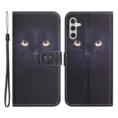 For Samsung Galaxy A35 5G Phone Case 3D Pattern PU Leather Wallet Flip Cover