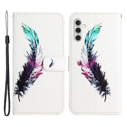 For Samsung Galaxy A35 5G Phone Case 3D Pattern PU Leather Wallet Flip Cover