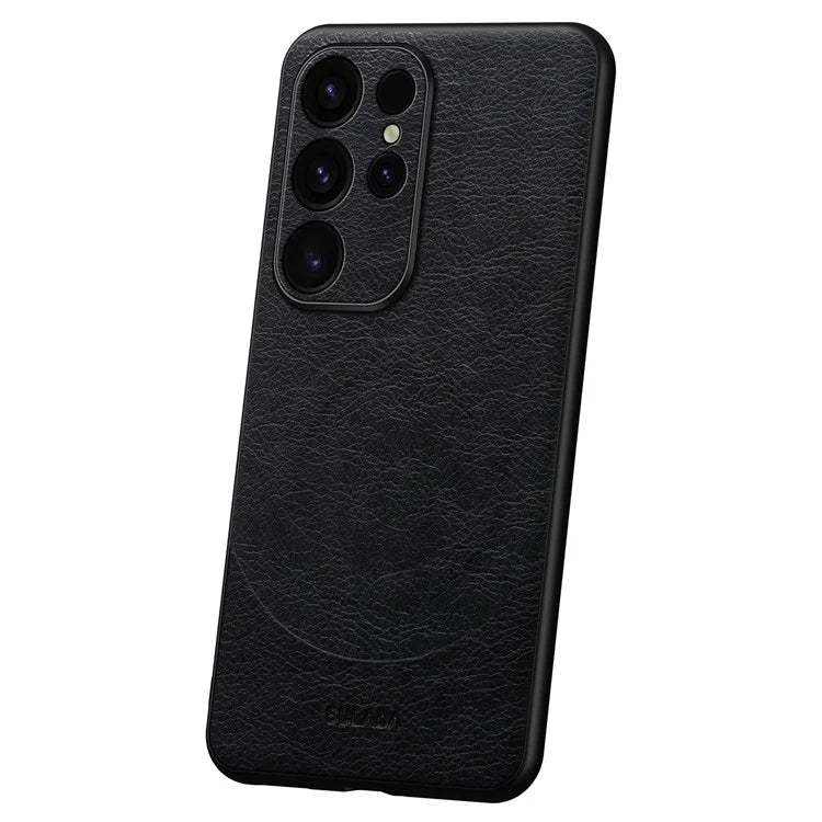 SULADA Magnetic Series for Samsung Galaxy S24 Ultra Case Leather Coating Protective Cover Compatible with MagSafe