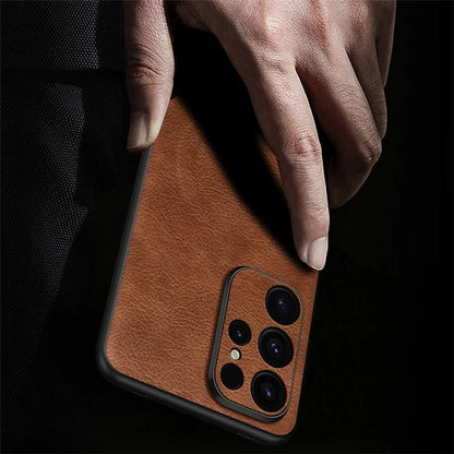 SULADA Magnetic Series for Samsung Galaxy S24 Ultra Case Leather Coating Protective Cover Compatible with MagSafe