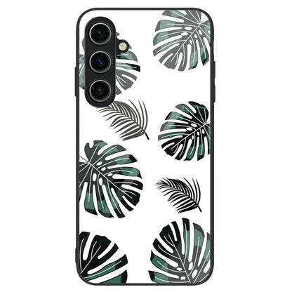 For Samsung Galaxy A15 5G Phone Case Pattern Design Tempered Glass Back Cover