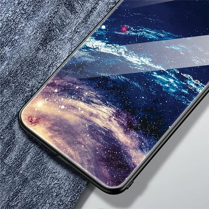 For Samsung Galaxy A15 5G Phone Case Pattern Design Tempered Glass Back Cover