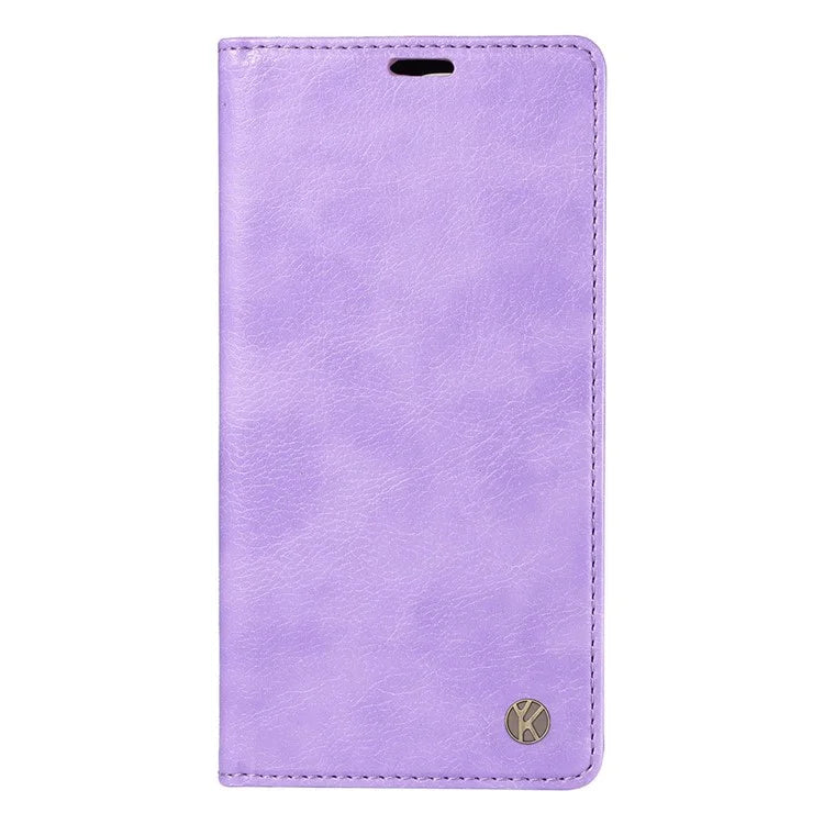 YIKATU YK-006 For Samsung Galaxy A25 5G (Global) (161.0 x 76.5 x 8.3mm) Leather Case Magnetic Folio Flip Wallet Phone Cover