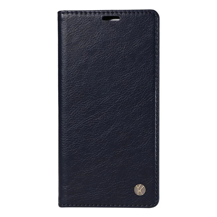 YIKATU YK-006 For Samsung Galaxy A25 5G (Global) (161.0 x 76.5 x 8.3mm) Leather Case Magnetic Folio Flip Wallet Phone Cover
