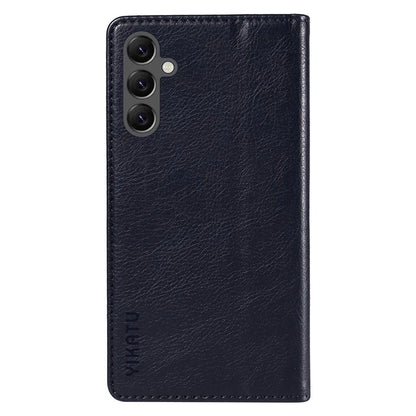 YIKATU YK-006 For Samsung Galaxy A25 5G (Global) (161.0 x 76.5 x 8.3mm) Leather Case Magnetic Folio Flip Wallet Phone Cover