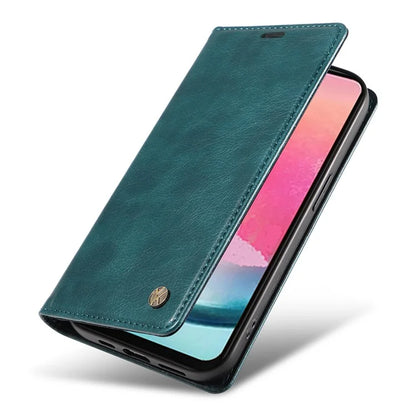 YIKATU YK-006 For Samsung Galaxy A25 5G (Global) (161.0 x 76.5 x 8.3mm) Leather Case Magnetic Folio Flip Wallet Phone Cover