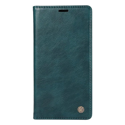 YIKATU YK-006 For Samsung Galaxy A25 5G (Global) (161.0 x 76.5 x 8.3mm) Leather Case Magnetic Folio Flip Wallet Phone Cover