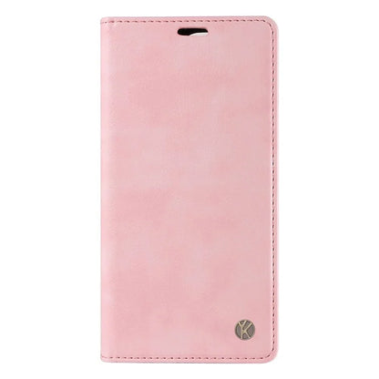 YIKATU YK-006 For Samsung Galaxy A25 5G (Global) (161.0 x 76.5 x 8.3mm) Leather Case Magnetic Folio Flip Wallet Phone Cover