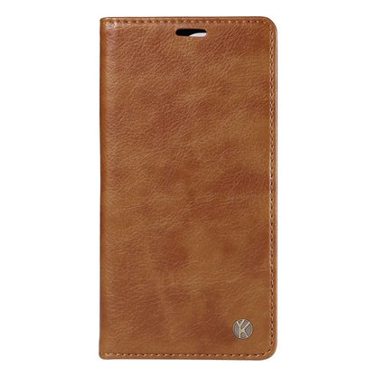 YIKATU YK-006 For Samsung Galaxy A25 5G (Global) (161.0 x 76.5 x 8.3mm) Leather Case Magnetic Folio Flip Wallet Phone Cover
