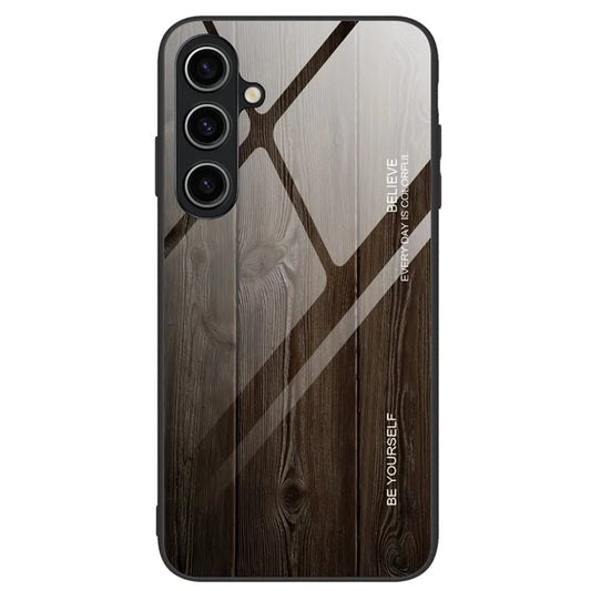 For Samsung Galaxy A15 5G Phone Case Anti-Scratch Tempered Glass+TPU Cover
