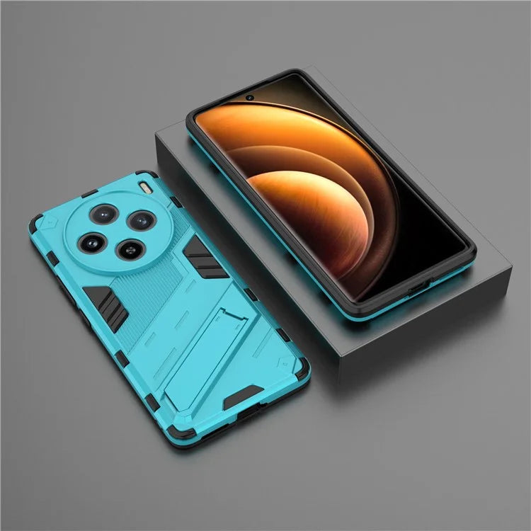 For vivo X100 5G Kickstand Cover PC+TPU Shockproof Protective Case