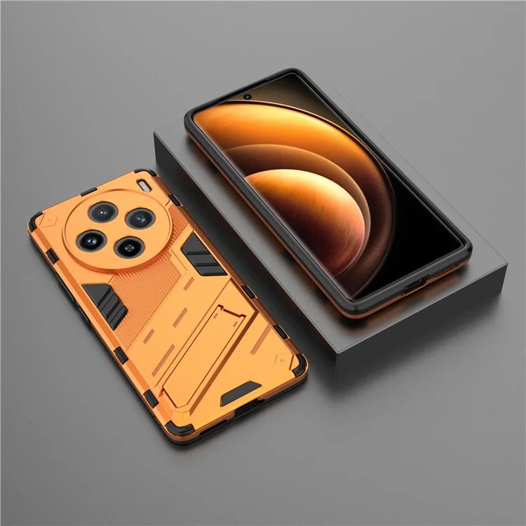 For vivo X100 5G Kickstand Cover PC+TPU Shockproof Protective Case