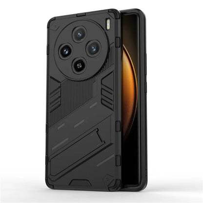 For vivo X100 5G Kickstand Cover PC+TPU Shockproof Protective Case