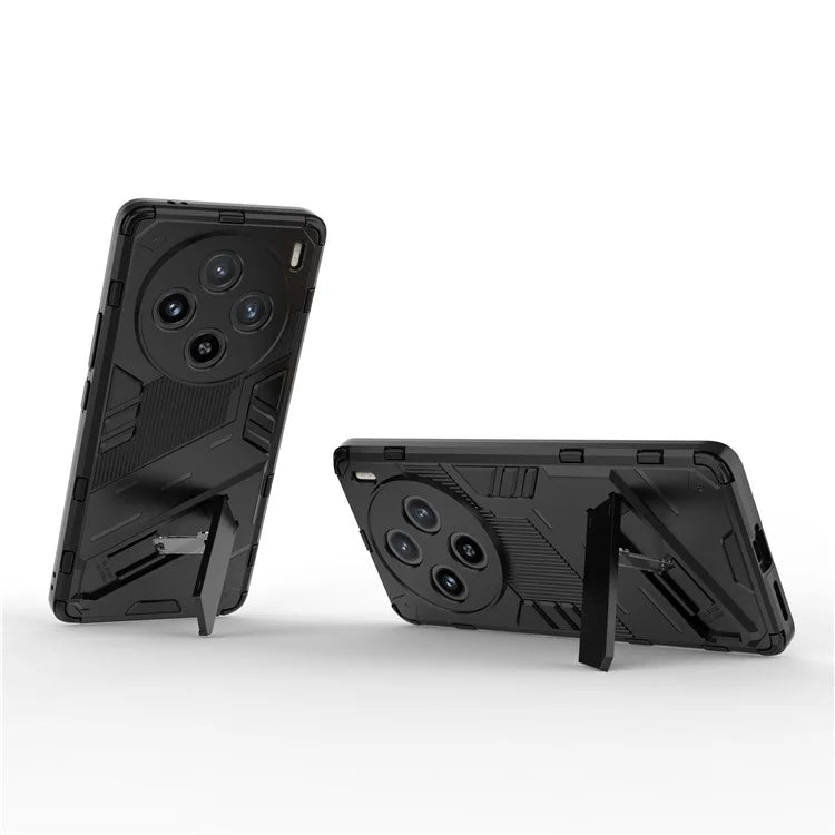 For vivo X100 5G Kickstand Cover PC+TPU Shockproof Protective Case