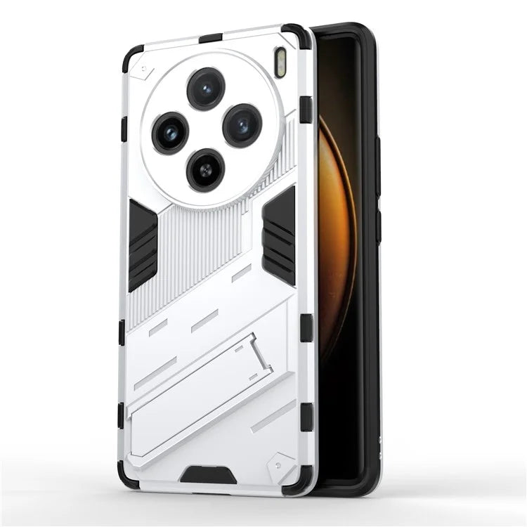 For vivo X100 5G Kickstand Cover PC+TPU Shockproof Protective Case