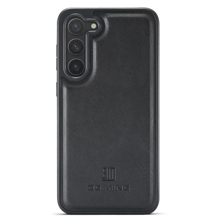 DG.MING For Samsung Galaxy S24 Case Anti-drop PU Leather Coating Phone Back Cover