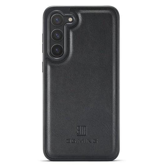DG.MING For Samsung Galaxy S24 Case Anti-drop PU Leather Coating Phone Back Cover