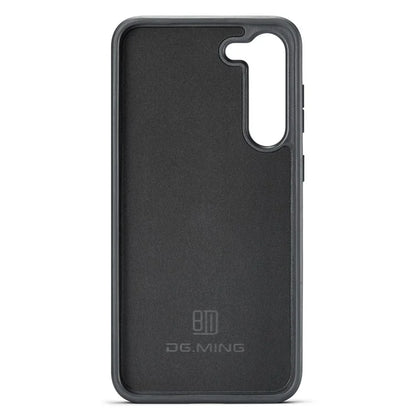 DG.MING For Samsung Galaxy S24 Case Anti-drop PU Leather Coating Phone Back Cover