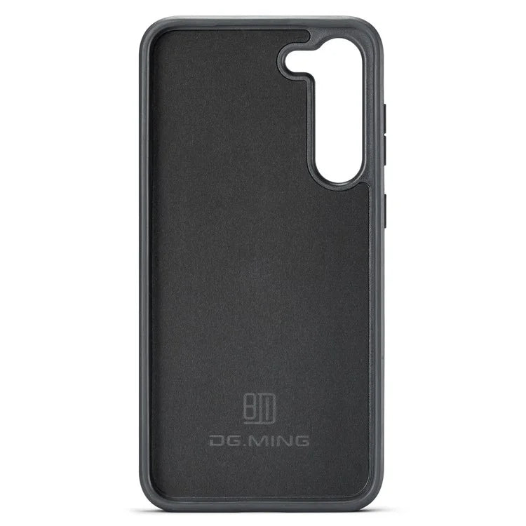 DG.MING For Samsung Galaxy S24 Case Anti-drop PU Leather Coating Phone Back Cover