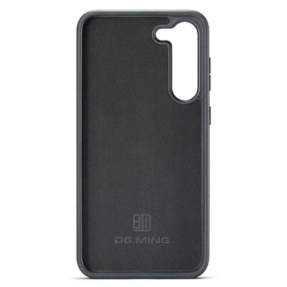 DG.MING For Samsung Galaxy S24 Case Anti-drop PU Leather Coating Phone Back Cover