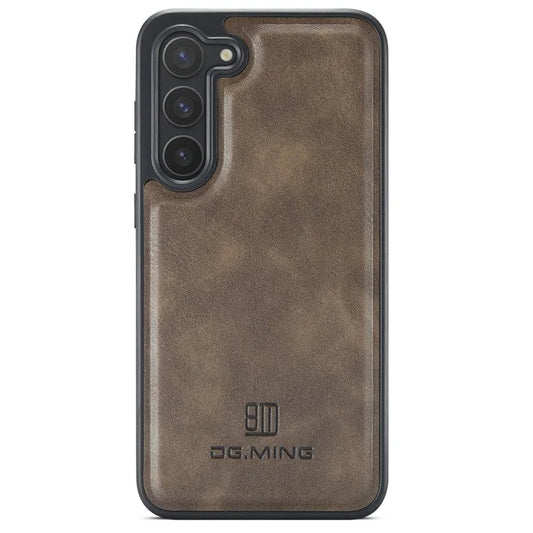 DG.MING For Samsung Galaxy S24+ Cell Phone Case Anti-drop PU Leather Coating Cover
