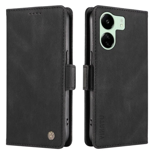 YIKATU YK-005 For Xiaomi Redmi 13C 4G / Poco C65 4G Case PU Leather Full Protection Phone Cover