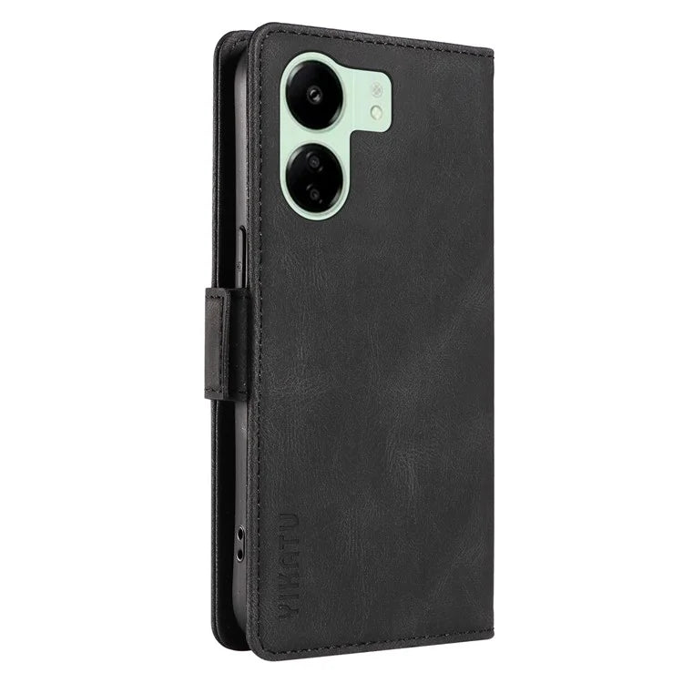 YIKATU YK-005 For Xiaomi Redmi 13C 4G / Poco C65 4G Case PU Leather Full Protection Phone Cover