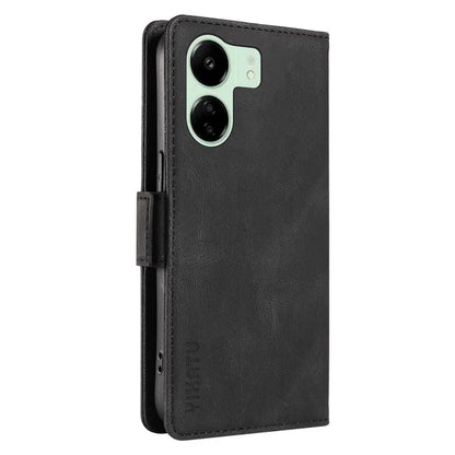 YIKATU YK-005 For Xiaomi Redmi 13C 4G / Poco C65 4G Case PU Leather Full Protection Phone Cover