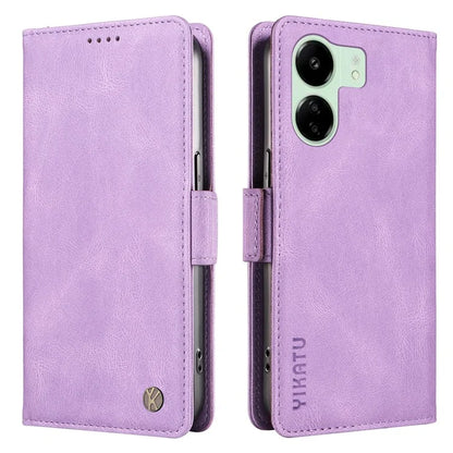 YIKATU YK-005 For Xiaomi Redmi 13C 4G / Poco C65 4G Case PU Leather Full Protection Phone Cover