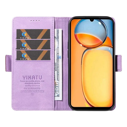 YIKATU YK-005 For Xiaomi Redmi 13C 4G / Poco C65 4G Case PU Leather Full Protection Phone Cover