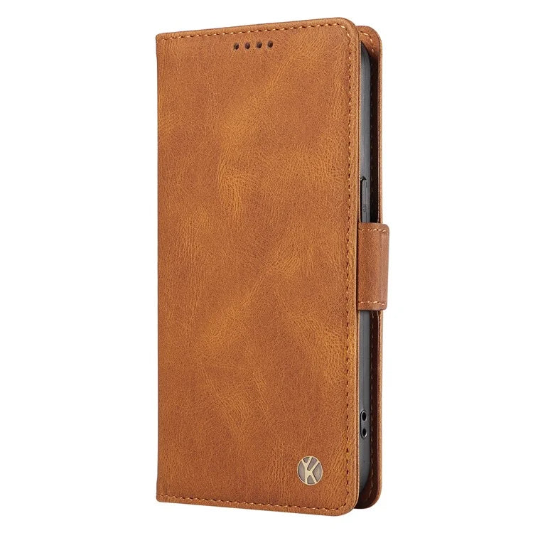 YIKATU YK-005 For Xiaomi Redmi 13C 4G / Poco C65 4G Case PU Leather Full Protection Phone Cover