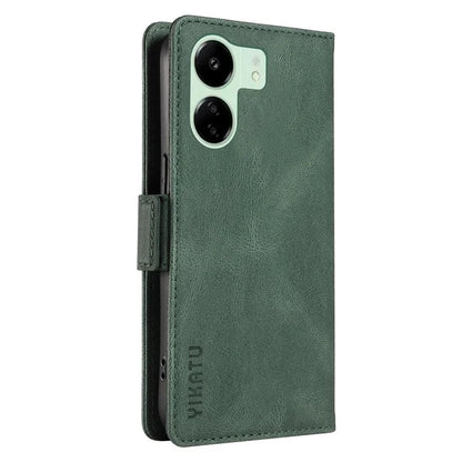 YIKATU YK-005 For Xiaomi Redmi 13C 4G / Poco C65 4G Case PU Leather Full Protection Phone Cover