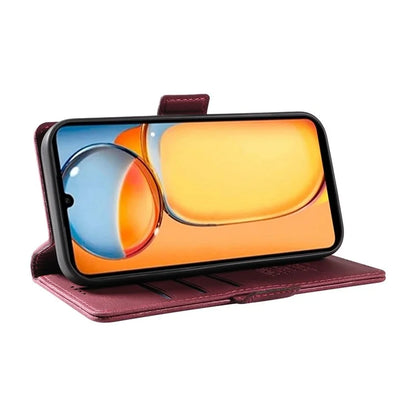 YIKATU YK-005 For Xiaomi Redmi 13C 4G / Poco C65 4G Case PU Leather Full Protection Phone Cover