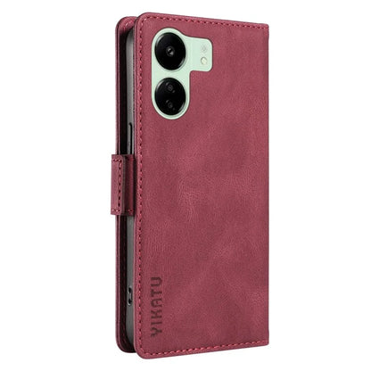 YIKATU YK-005 For Xiaomi Redmi 13C 4G / Poco C65 4G Case PU Leather Full Protection Phone Cover
