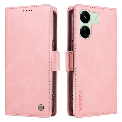 YIKATU YK-005 For Xiaomi Redmi 13C 4G / Poco C65 4G Case PU Leather Full Protection Phone Cover