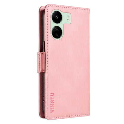 YIKATU YK-005 For Xiaomi Redmi 13C 4G / Poco C65 4G Case PU Leather Full Protection Phone Cover