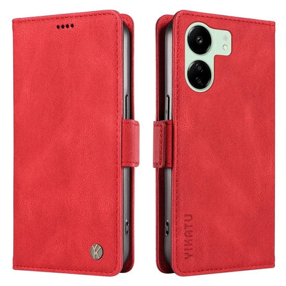 YIKATU YK-005 For Xiaomi Redmi 13C 4G / Poco C65 4G Case PU Leather Full Protection Phone Cover