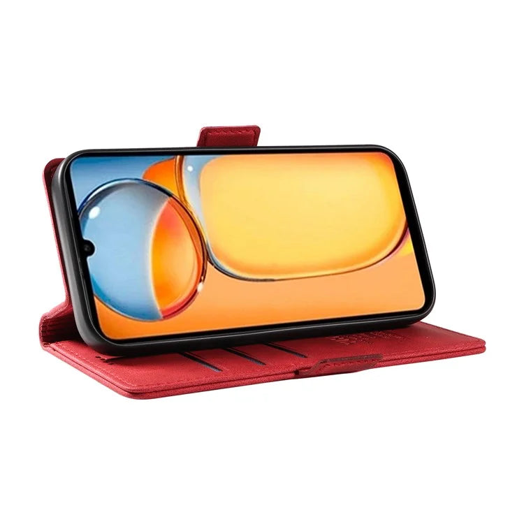 YIKATU YK-005 For Xiaomi Redmi 13C 4G / Poco C65 4G Case PU Leather Full Protection Phone Cover