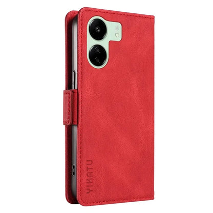 YIKATU YK-005 For Xiaomi Redmi 13C 4G / Poco C65 4G Case PU Leather Full Protection Phone Cover
