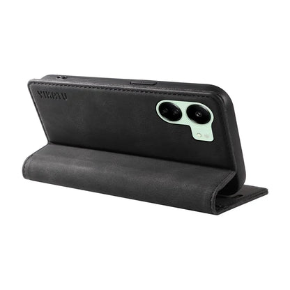 YIKATU YK-004 For Xiaomi Redmi 13C 4G / Poco C65 4G Wallet Case PU Leather Flip Folio Phone Cover