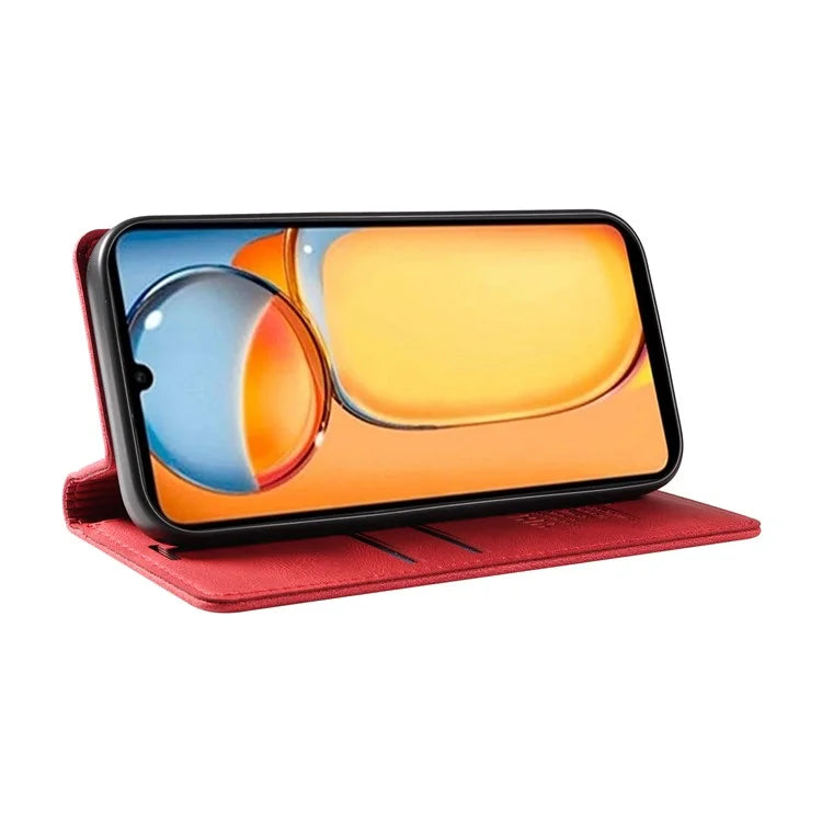 YIKATU YK-004 For Xiaomi Redmi 13C 4G / Poco C65 4G Wallet Case PU Leather Flip Folio Phone Cover