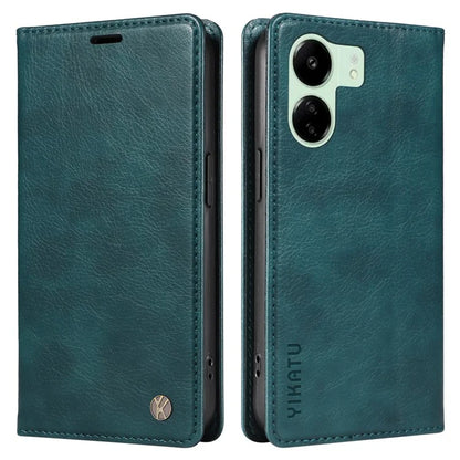 YIKATU YK-006 For Xiaomi Redmi 13C 4G / Poco C65 4G Wallet Case PU Leather Stand Phone Cover