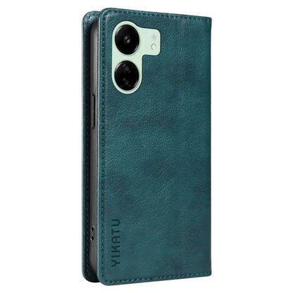 YIKATU YK-006 For Xiaomi Redmi 13C 4G / Poco C65 4G Wallet Case PU Leather Stand Phone Cover