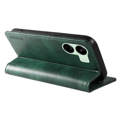 YIKATU YK-006 For Xiaomi Redmi 13C 4G / Poco C65 4G Wallet Case PU Leather Stand Phone Cover