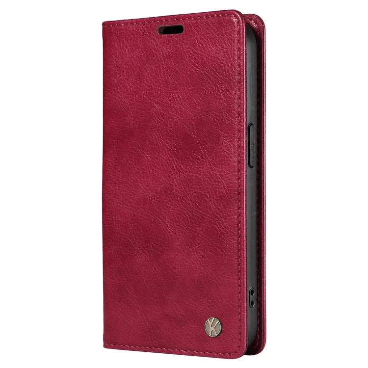 YIKATU YK-006 For Xiaomi Redmi 13C 4G / Poco C65 4G Wallet Case PU Leather Stand Phone Cover
