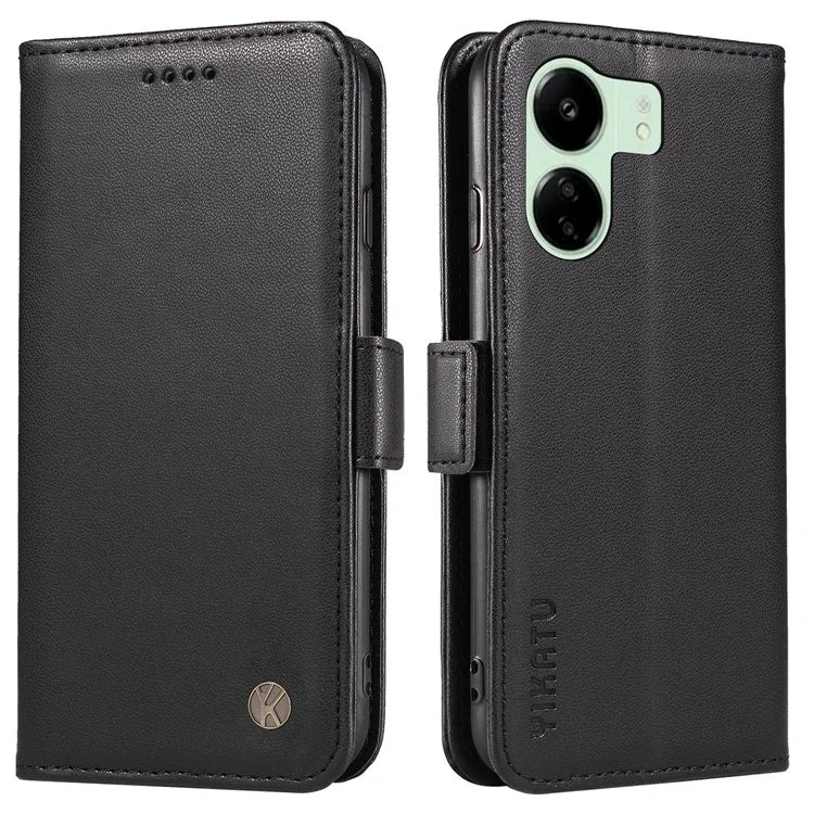 YIKATU YK-003 For Xiaomi Redmi 13C 4G / Poco C65 4G Case PU Leather Stand Phone Cover