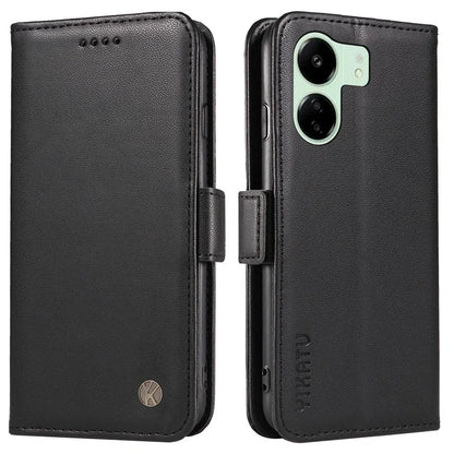 YIKATU YK-003 For Xiaomi Redmi 13C 4G / Poco C65 4G Case PU Leather Stand Phone Cover